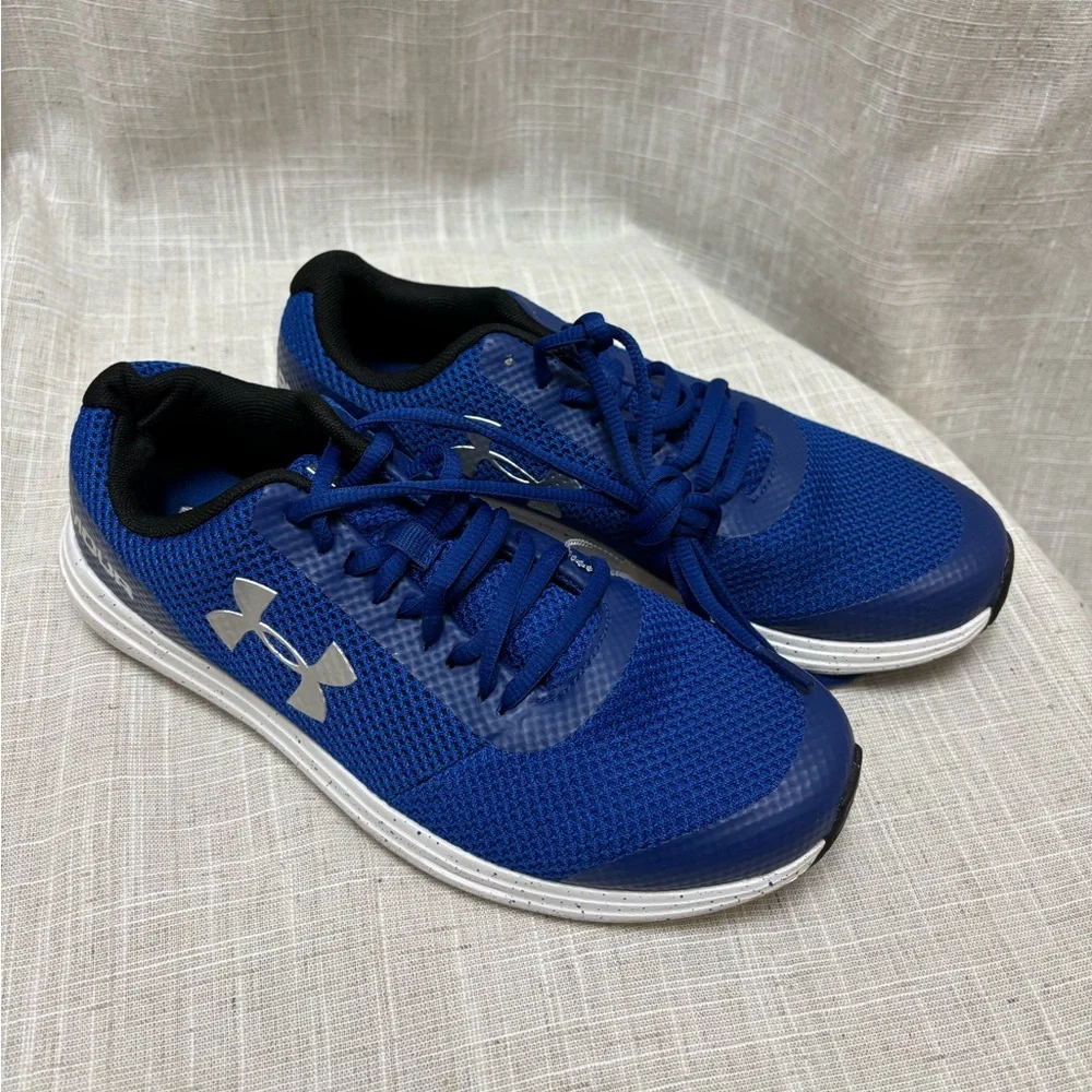 Under Armour Blue Running Shoes - Picture 2 of 7